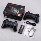 Consola Retro K8 Game Stick HDMI 4K + 40.000 Juegos + 2 Controles Inalámbricos