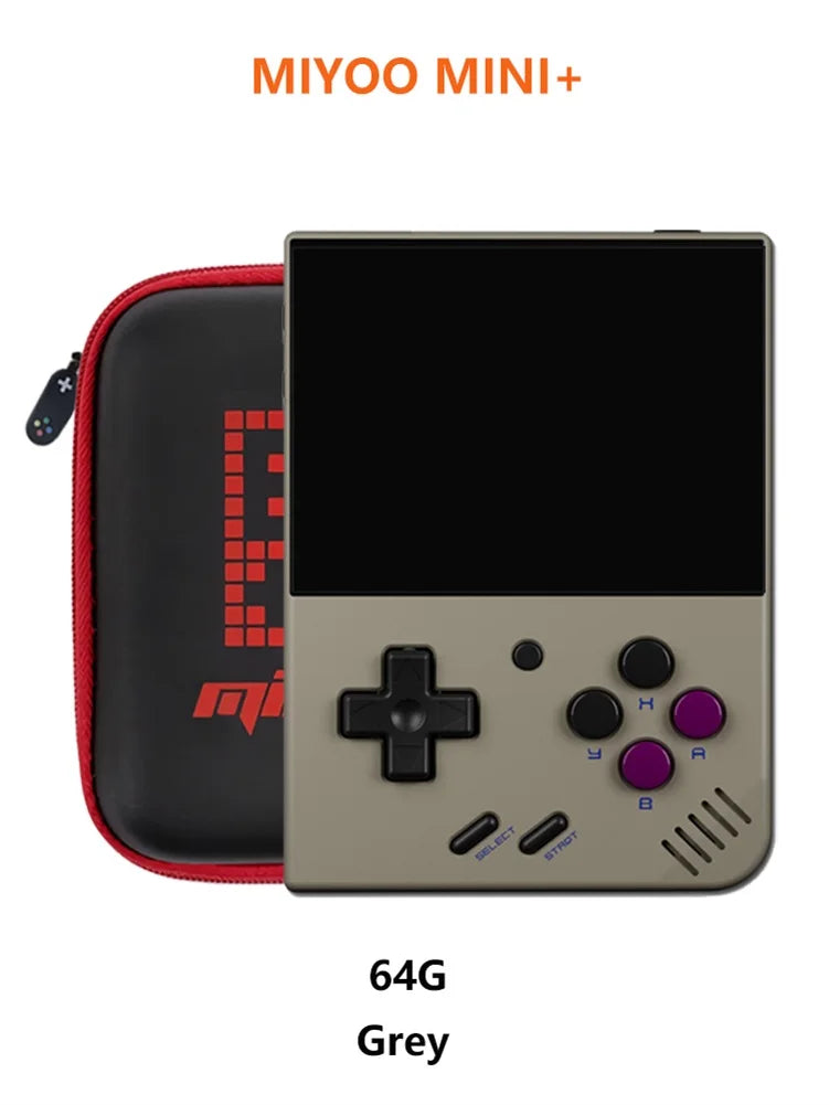 MIYOO Mini Plus Portable Retro Handheld Game Console 3.5-inch IPS HD Screen Children's Gift Linux System Classic Gaming Emulator