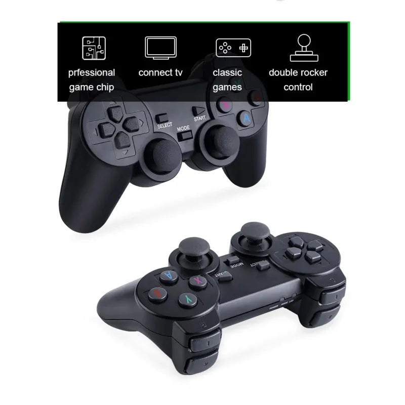 Wireless Retro Game Console M8 4K HDMI Video Game Stick 20000+ Games Plug and Play Nostalgic Game Box Portable for Home Outdoor